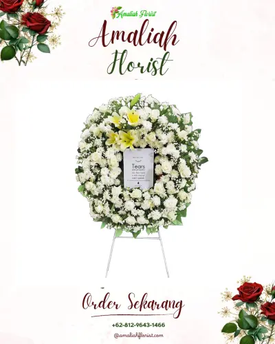 Krans Bunga Duka Cita di Sumur Meleleh