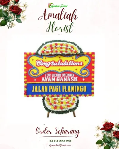 Bunga Papan Congratulation di Sumur Meleleh
